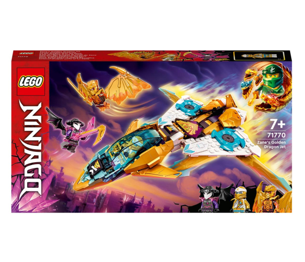 LEGO Ninjago® 71770 Złoty smoczy odrzutowiec Zane’a - 1040612 - zdjęcie